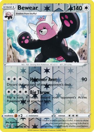 Bewear 150/192 - Reverse Holo-Kantocards