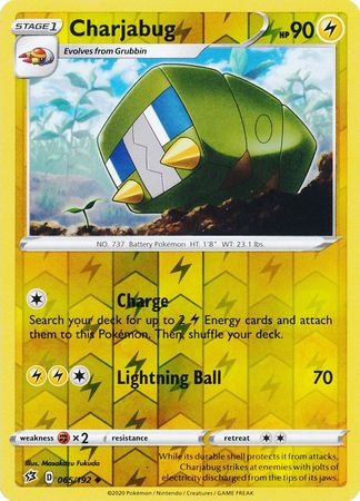 Charjabug 065/192 - Reverse Holo-Kantocards