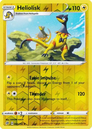 Heliolisk 064/192 - Reverse Holo-Kantocards