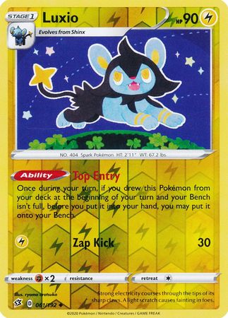 Luxio 061/192 - Reverse Holo-Kantocards