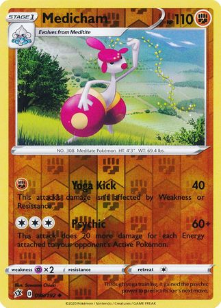 Medicham 098/192 - Reverse Holo-Kantocards