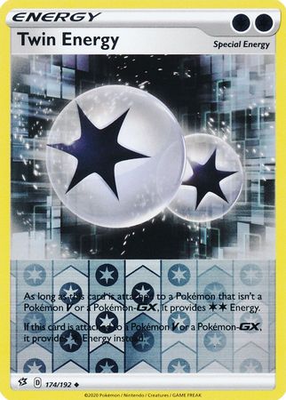 Twin Energy 174/192 - Reverse Holo-Kantocards