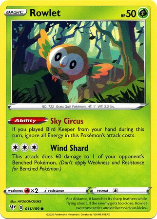 Rowlet 011/189-Kantocards