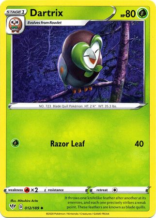 Dartrix 012/189-Kantocards