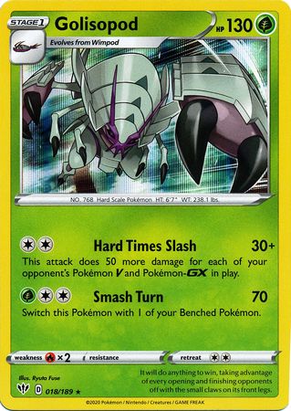 Golisopod 018/189 - Holo-Kantocards