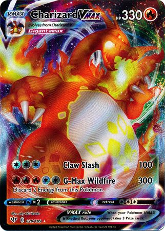 Charizard VMAX 020/189-Kantocards