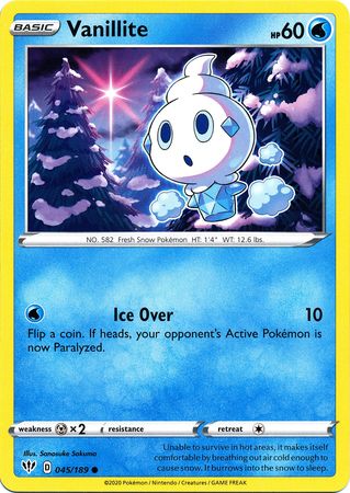 Vanillite 045/189-Kantocards