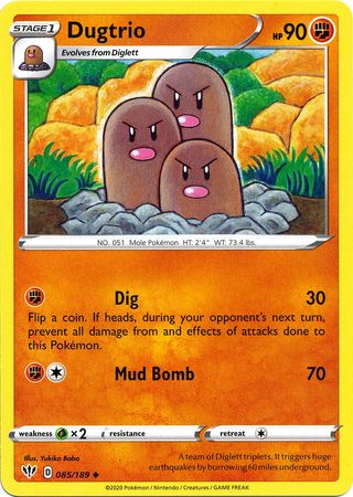 Dugtrio 085/189-Kantocards