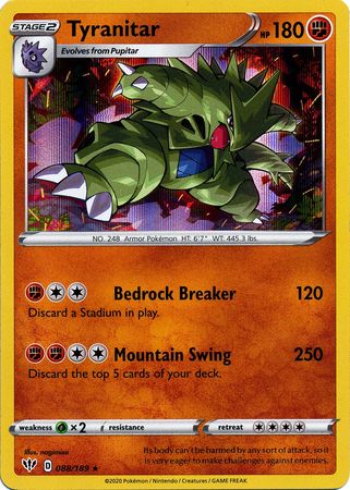 Tyranitar 088/189 - Holo-Kantocards