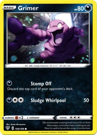 Grimer 100/189-Kantocards