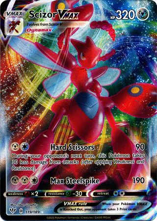 Scizor VMAX 119/189-Kantocards