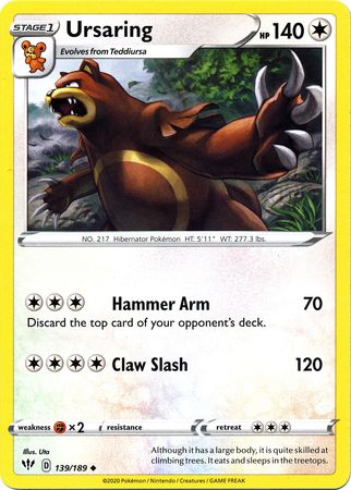 Ursaring 139/189-Kantocards