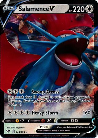 Salamence V 143/189-Kantocards