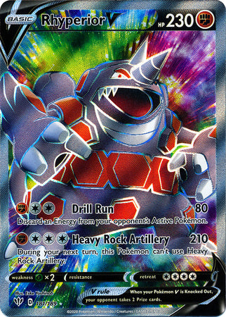 Rhyperior V 181/189 - Full Art-Kantocards
