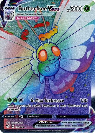 Butterfree VMAX 190/189-Kantocards