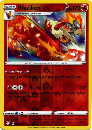 Blaziken 024/189 - Holo Reverse-Kantocards