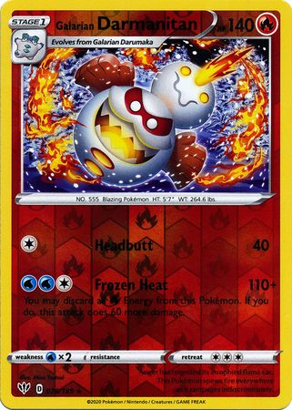 Galarian Darmanitan 028/189 - Holo Reverse-Kantocards
