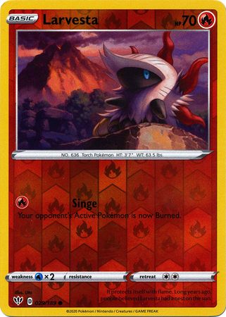 Larvesta 029/189 - Holo Reverse-Kantocards