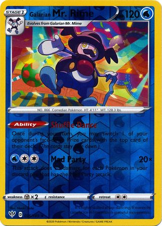 Galarian Mr. Rime 036/189 - Holo Reverse-Kantocards