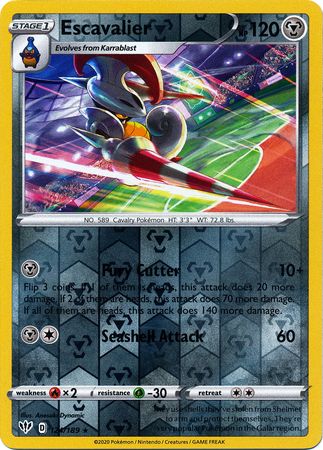 Escavalier 124/189 - Holo Reverse-Kantocards