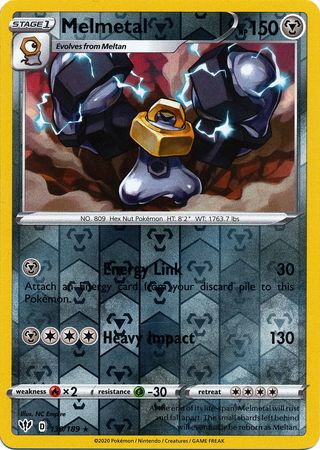 Melmetal 130/189 - Holo Reverse-Kantocards