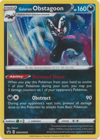 Galarian Obstagoon SWSH059-Kantocards