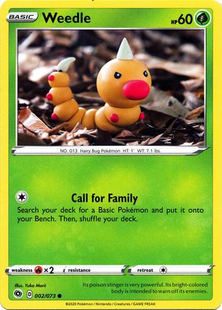 Weedle 002/073-Kantocards