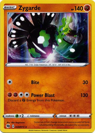 Zygarde 028/073 - Holo-Kantocards