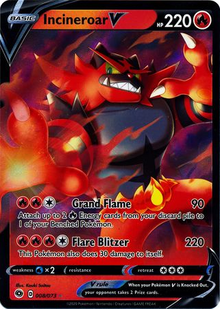 Incineroar V 008/073-Kantocards
