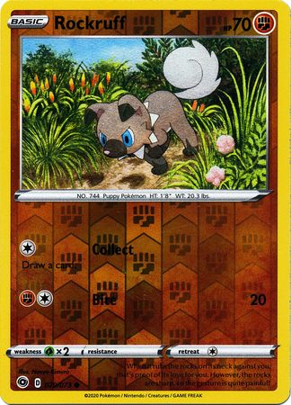 Rockruff 029/073 - Holo Reverse-Kantocards