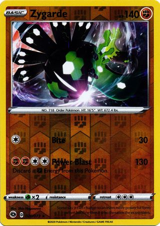Zygarde 028/073 - Holo Reverse-Kantocards