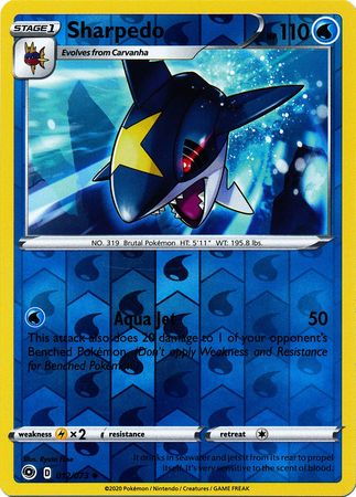 Sharpedo 012/073 - Holo Reverse-Kantocards