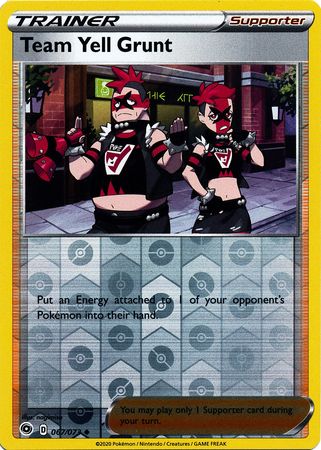 Team Yell Grunt 067/073 - Holo Reverse-Kantocards