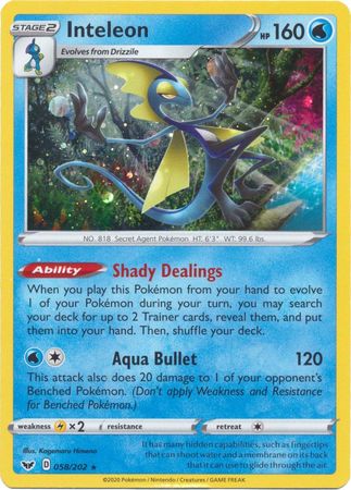 Inteleon 058/202 (Rare)-Kantocards