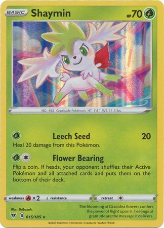 Shaymin 015/185 - Holo-Kantocards
