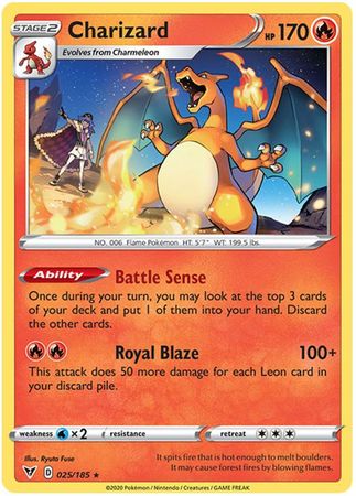 Charizard 025/185-Kantocards