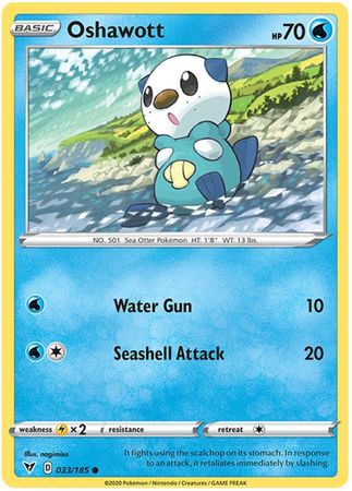 Oshawott 033/185-Kantocards
