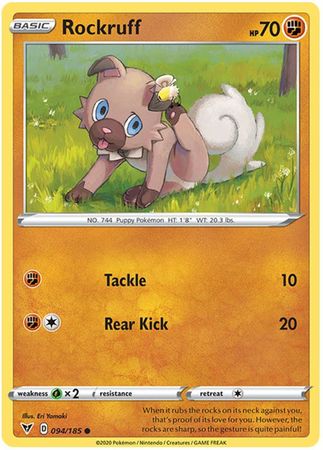 Rockruff 094/185-Kantocards