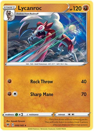Lycanroc 095/185-Kantocards