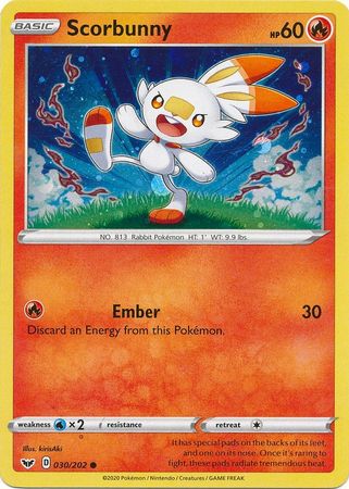 Scorbunny 030/202 - Holo Promo-Kantocards