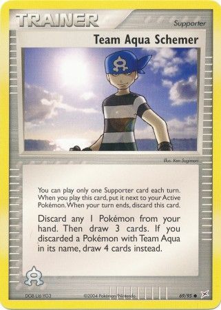 Team Aqua Schemer 69/95-Kantocards