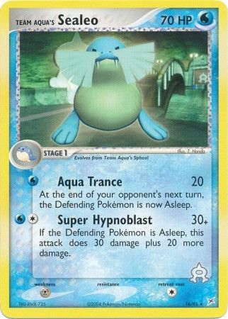 Team Aqua's Sealeo 16/95-Kantocards