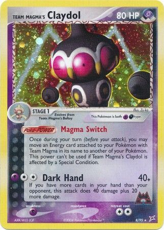 Team Magma's Claydol 8/95-Kantocards