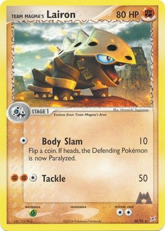 Team Magma's Lairon 20/95-Kantocards