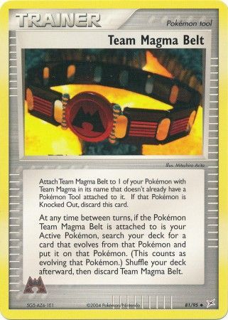 Team Magma Belt 81/95-Kantocards