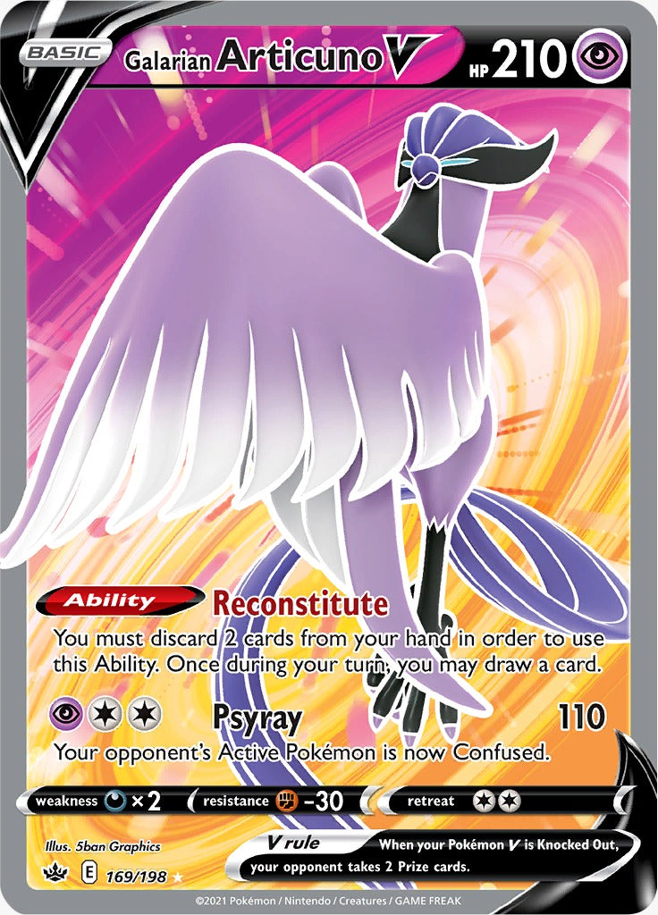 Galarian Articuno V 169/198-Kantocards