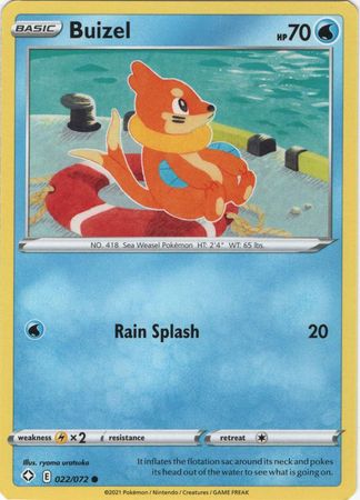 Buizel 022/072-Kantocards