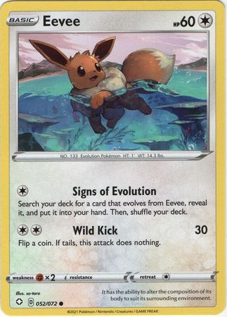Eevee 052/072-Kantocards