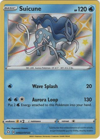 Suicune SV022/SV122-Kantocards
