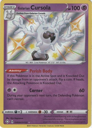 Galarian Cursola SV050/SV122-Kantocards